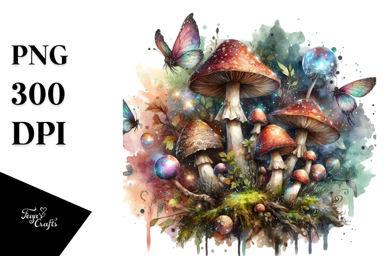 Magical Mushroom, Transparent PNG