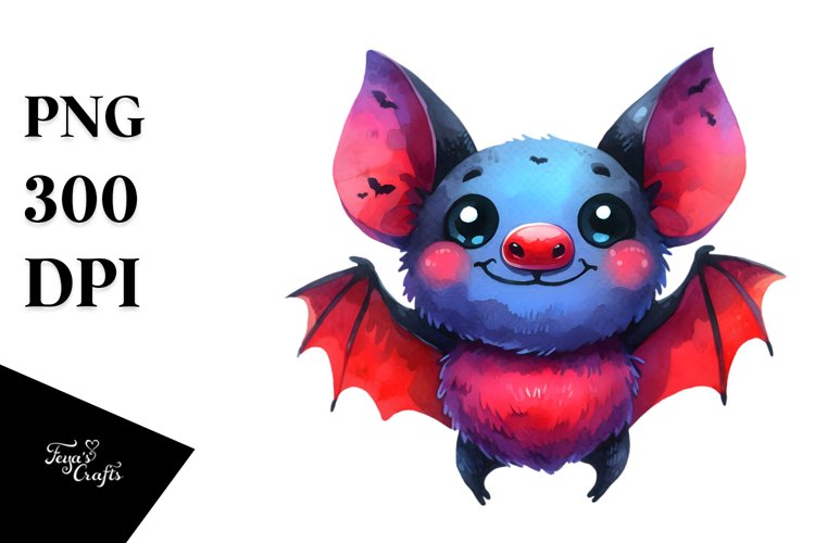 Cute Bat Clipart Image 21