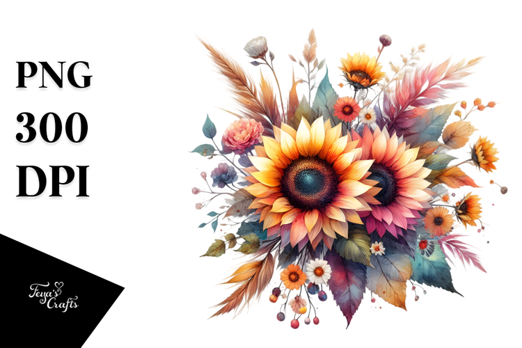 Sunflower Clipart Image 13