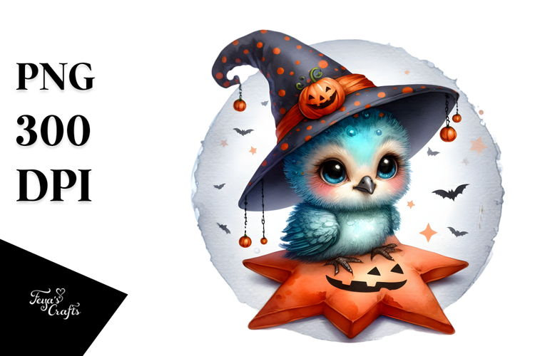 Digital Painting of Peacock for Halloween, High-Quality PNG