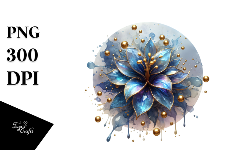 Glossy Lobelia PNG