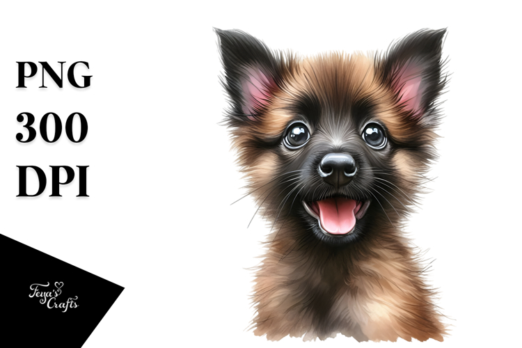 Happy Baby Malinois PNG