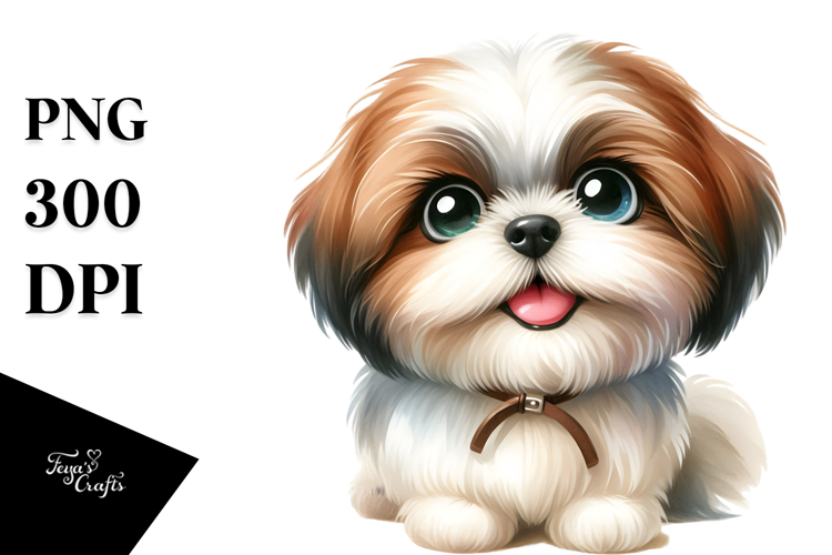 Shih Tzu Clipart Image 9