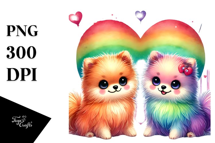 Pomeranian Clipart Image 2
