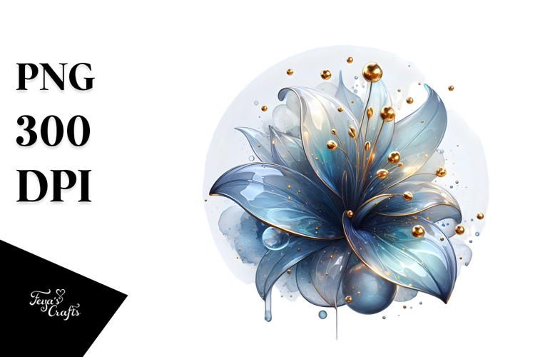 Abstract Lobelia PNG