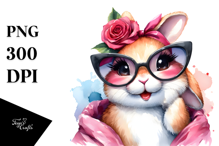 Cute Rabbit|Clipart