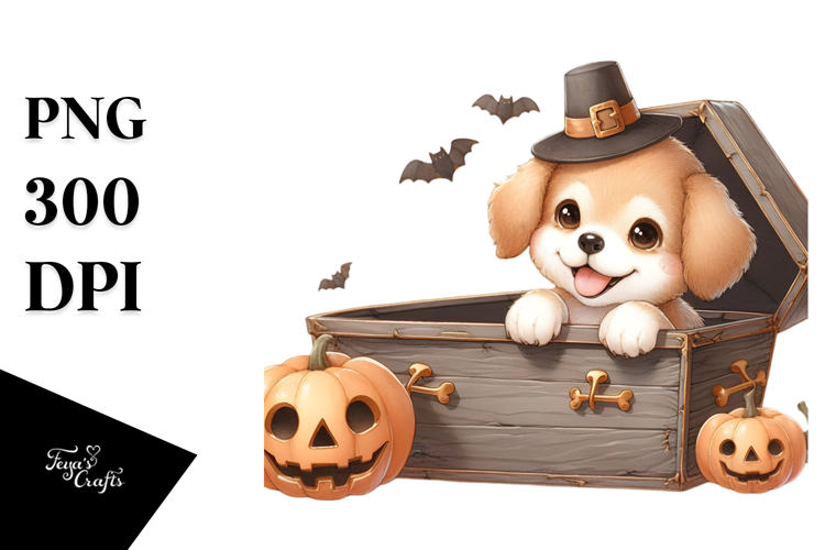 High Detail Halloween Puppy
