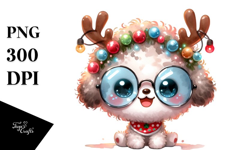 Pastel Baby Bichpoo, High-Res PNG