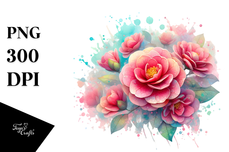 Flower Sticker Png Image 5