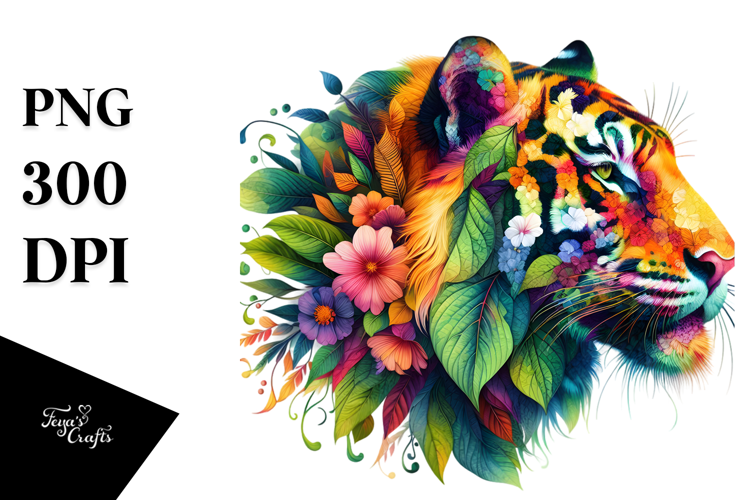 Abstract Vibrant Watercolor Tiger , 20 oz Tumbler