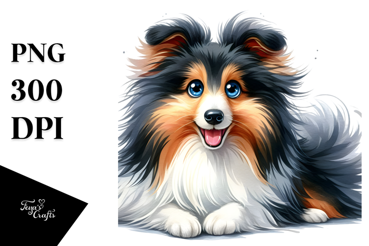 Happy Collie, Transparent PNG