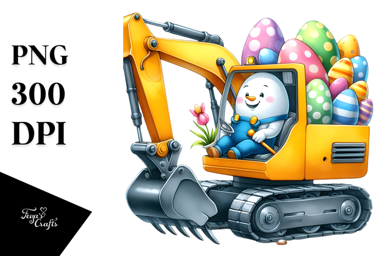 Excavator Clipart Image 20