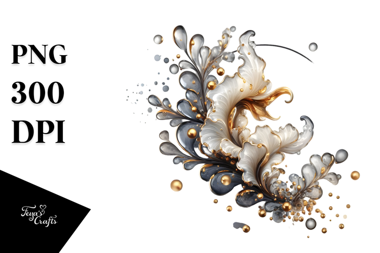Abstract Snapdragon Splash PNG