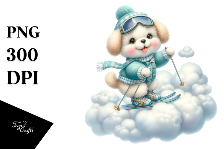  Skiing Clipart Image 4