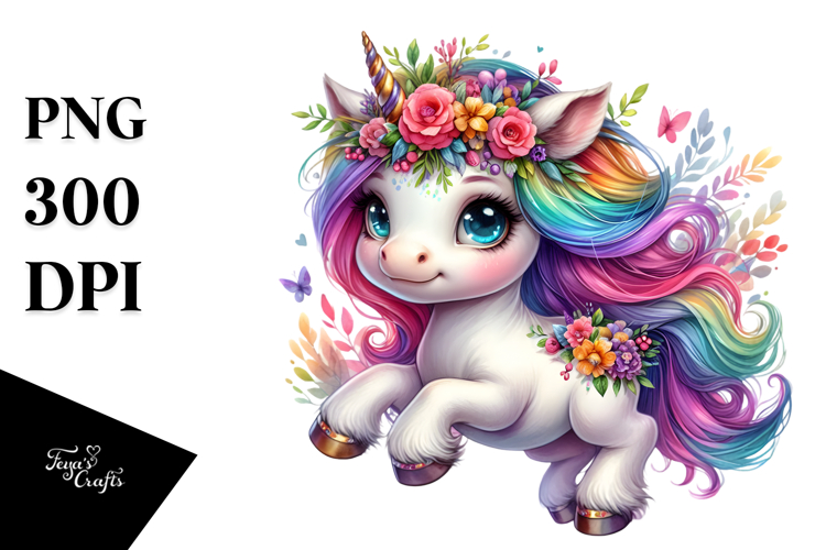 Unicorn Clipart Image 19