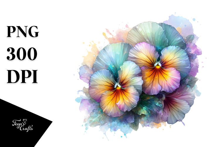 Vibrant Pansy PNG