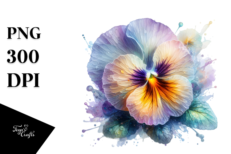 Vibrant Pansy PNG