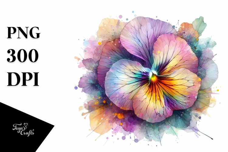 Vibrant Pansy PNG