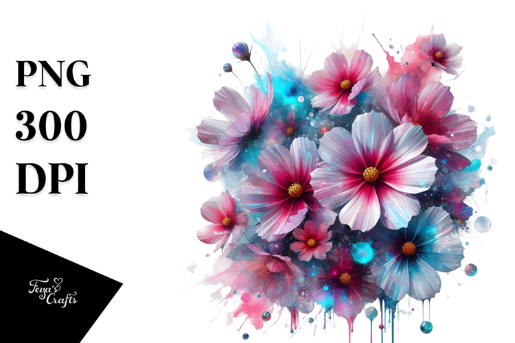 Cosmos Sublimation PNG