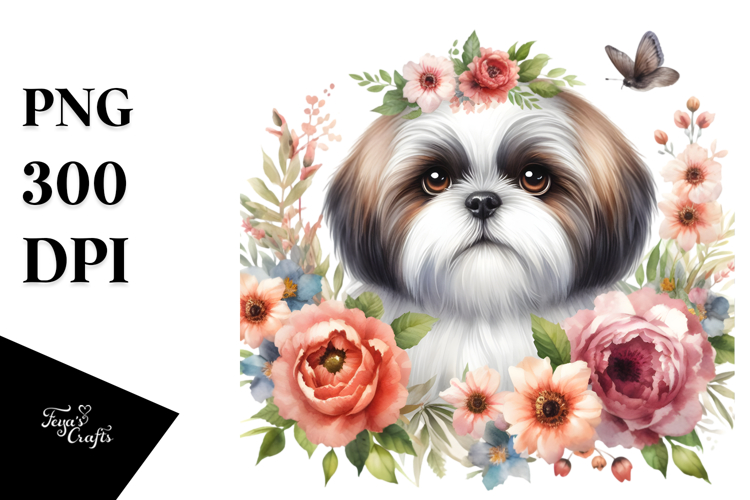 Shih Tzu Clipart Image 24