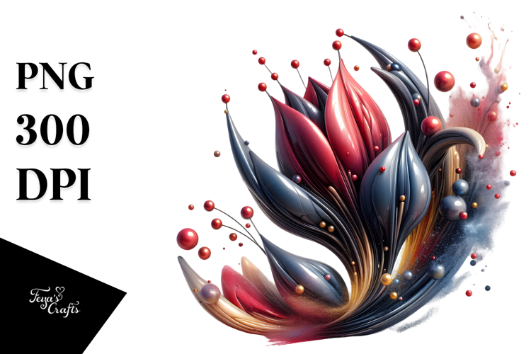 Glossy Tulip Material PNG