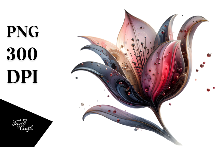 Abstract Tulip PNG