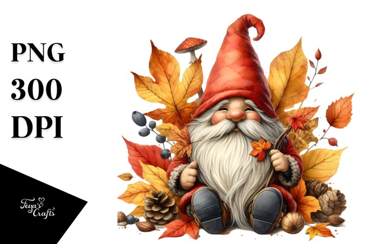 Vibrant Autumn Gnome
