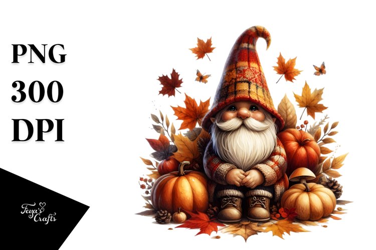 Vibrant Autumn Gnome