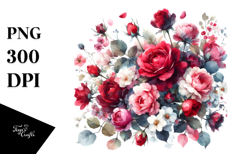 Red Flower Png Image 10