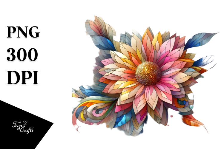 Colorful Gerbera Wooden PNG