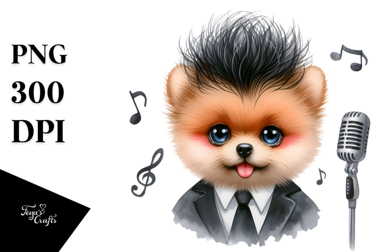 Pomeranian Clipart Image 3