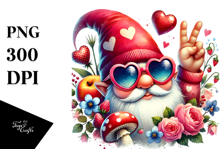 Valentine Gnome Png Image 16