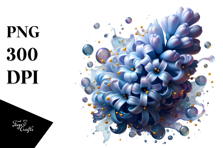 Abstract Hyacinth, Transparent PNG