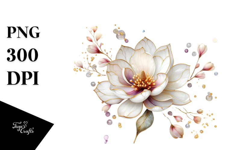 Magnolia Clipart Image 4