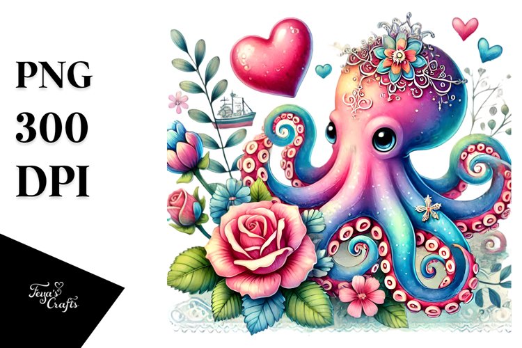 Octopus Clipart Image 5