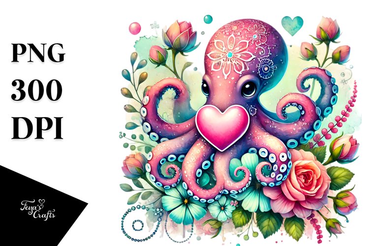 Octopus Clipart Image 4