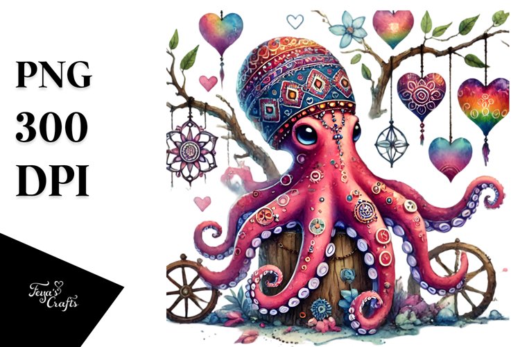 Octopus Clipart Image 16