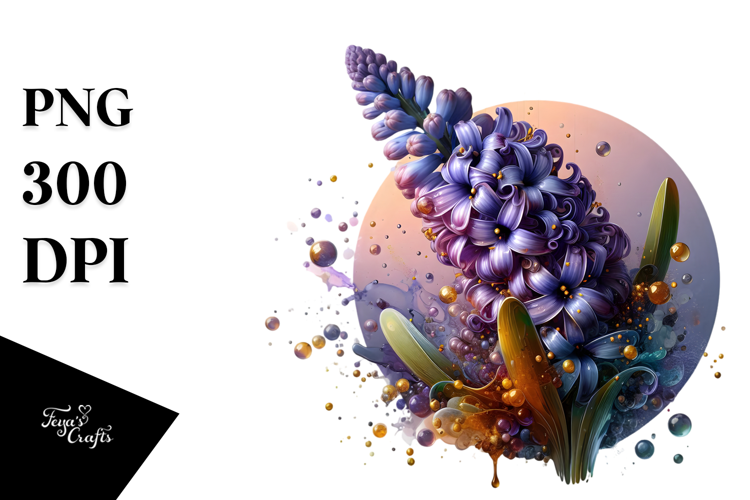 Glossy Hyacinth PNG