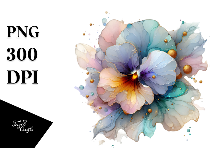 Glossy Pansy PNG