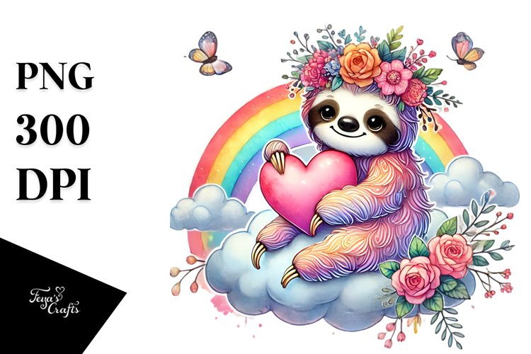 Sloth Clipart Image 17