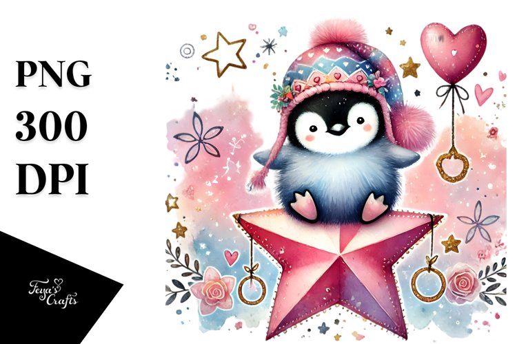 Penguin Clipart Image 15