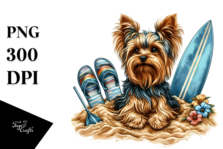 Sublimation Sticker Centered | Yorkshire Terrier