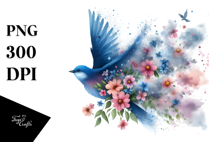 Transparent Flower Silhouette Image 3