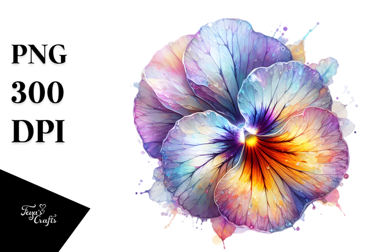 Vibrant Pansy PNG