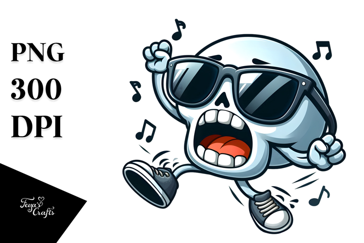 Cute Skull Clipart Image 12