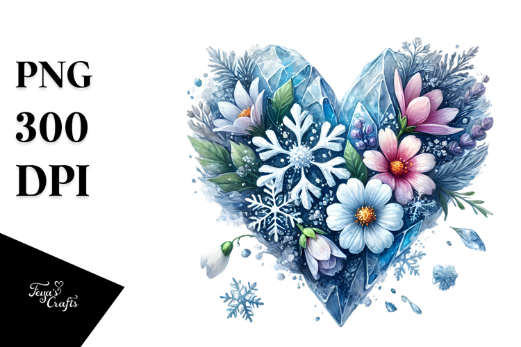 Ice Heart PNG
