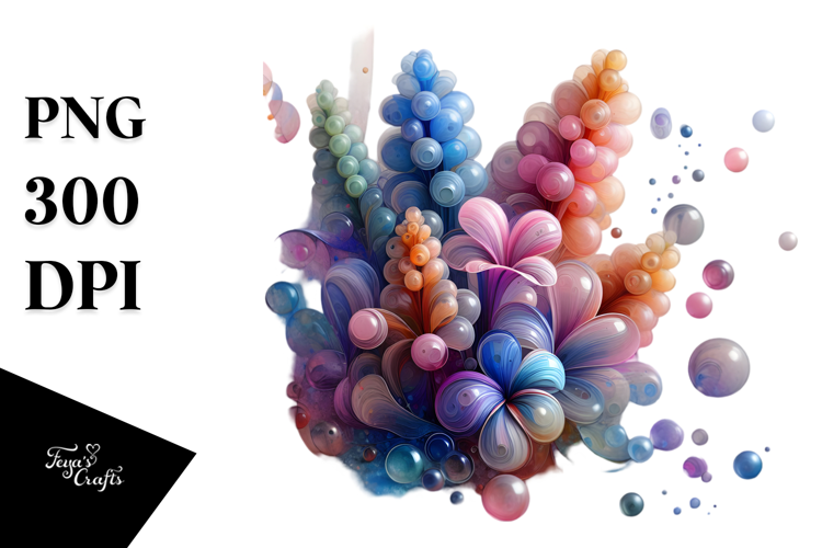 Abstract Hyacinth PNG