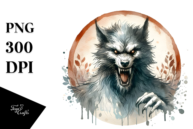 Werewolf Clipart Image 22
