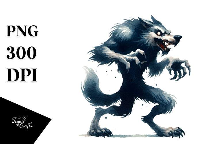 Werewolf Clipart Image 21