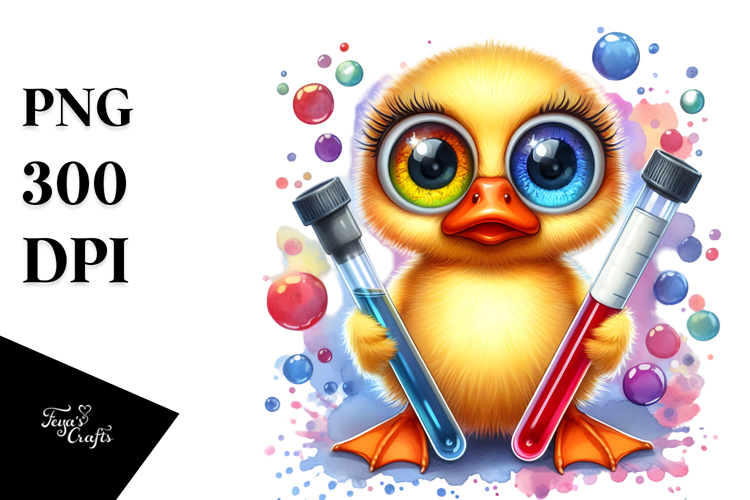 Cute Duck Clipart Image 17